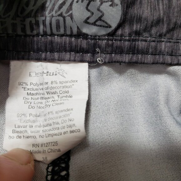 Hybrid Collection Shorts Mens 38 Black Pockets Swim - Picture 5 of 8